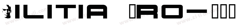 Militia Pro字体转换